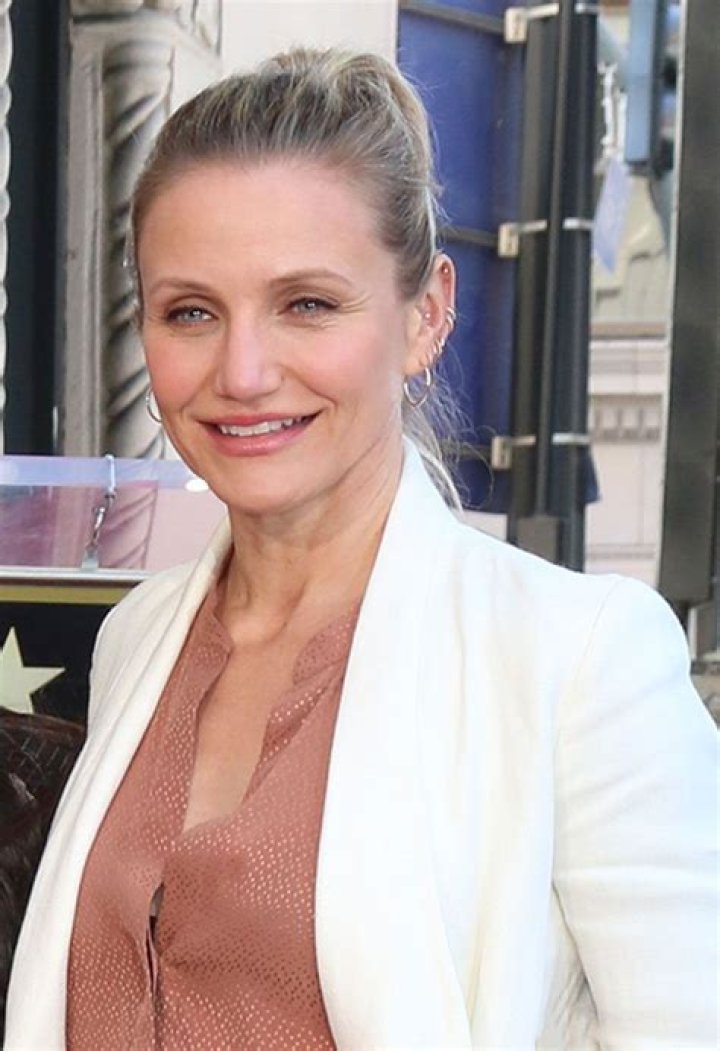 Actress Cameron Diaz poses following an interview in New York Oct. 5, 1997. Diaz co-stars with actor Ewan McGregor in the new romantic black comedy "A Life Less Ordinary." (AP Photo/Jim Cooper)