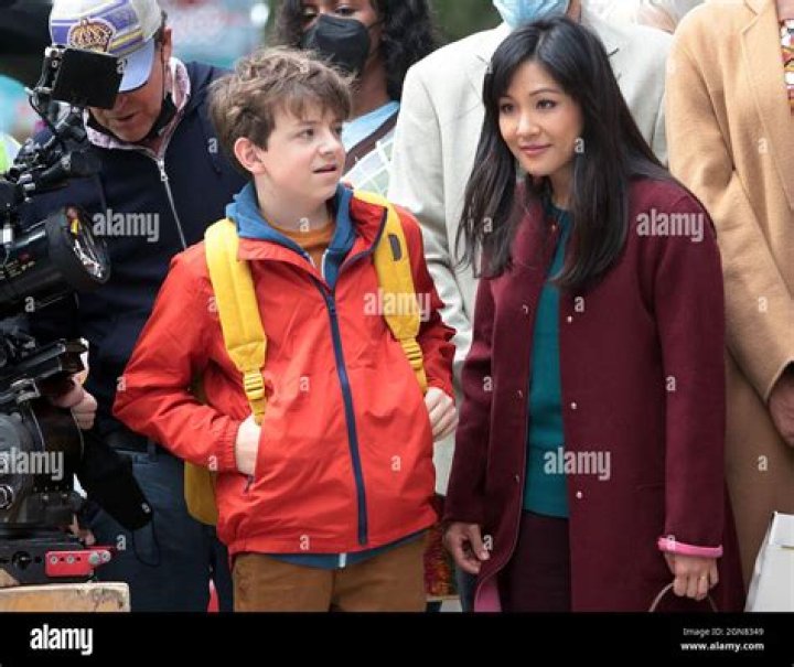 Constance Wu on 'Hustlers' set, NY