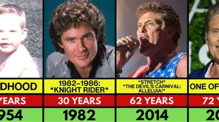 David Hasselhoff 63 years