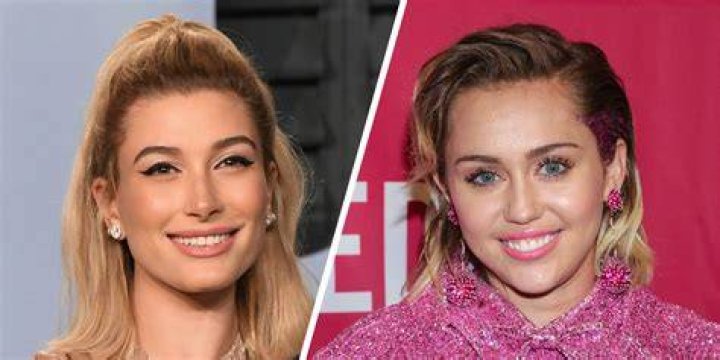 hailey baldwin miley cyrus