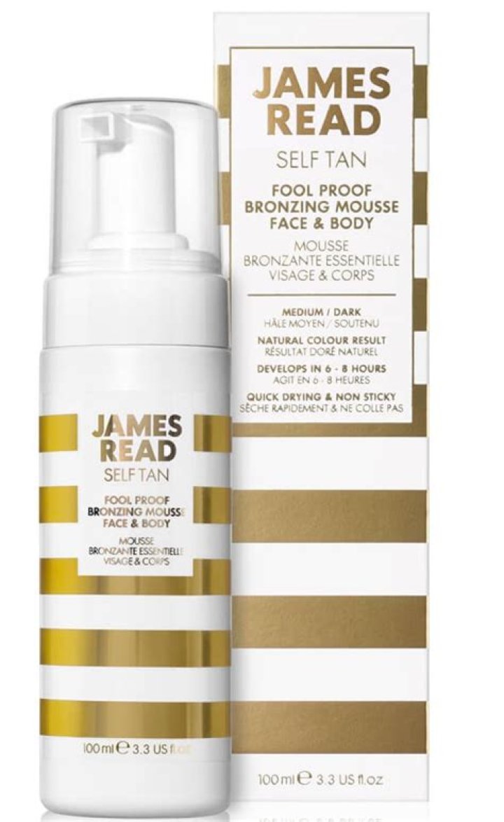 James Read &ndash; FOOL-PROOF BRONZING MOUSSE FACE & BODY &ndash; DARK