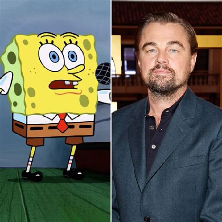 leonardo dicaprio, spongebob squarepants