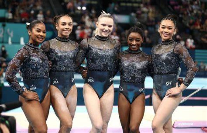 Simone Biles Fab 5 Gymnasts Beach